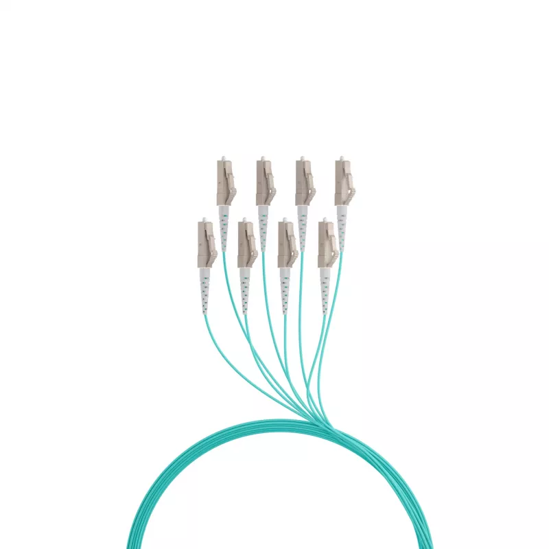 EFB Elektronik Trunk-Kabel U-DQ ZN BH OM3 8G 1x8 LC-LC 10m Dca LSZH O8322S10OM3