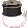 EFB Elektronik OM4 Multimode LWL-Trunk-Kabel, 4 Fasern, LC-LC, 170m, LSZH, Dca O8303S170OM4