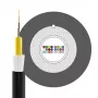 INFRALAN U-DQ(ZN)BH OS2 24E (1x24) Eca 3000N LSZH Schwarz, 7,5mm G657A1 Glasfaserkabel 54424D1E-CPR