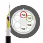 INFRALAN U-DQ(ZN)BH OS2 48E (4x12) Eca 5000N LSZH Schwarz 11,2mm G657A1 Glasfaserkabel 54448.1D-E5