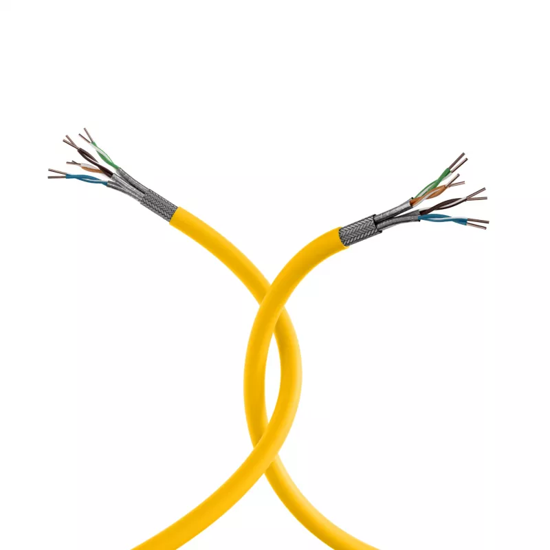 INFRALAN Cat.7A 1250 AWG22 S/FTP 4P CPR Dca 25Gbit/s ready Rapsgelb RAL1021, 500m 999833.500-CPR