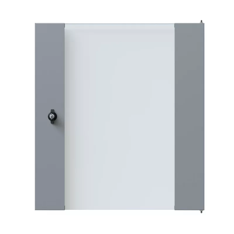EFB Elektronik Glastür für X-Rack Wandgehäuse 15U Grau RAL7035 3/3 WGX-TUR15GR.G