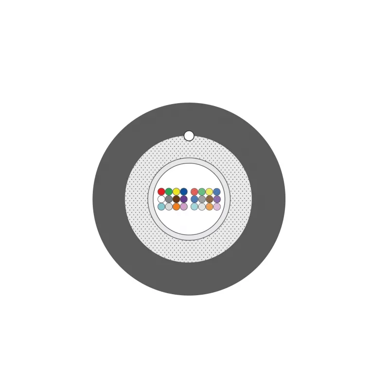 INFRALAN A-DQ(ZN)B2Y OM3 24G (1x24) Fca 2000N Schwarz 5,8mm Glasfaserkabel A24M3F1