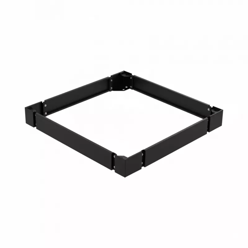EFB PEL-SOK80VV.TS Rack-Sockel 800x800x80 mm, belüftet, Tiefschwarz