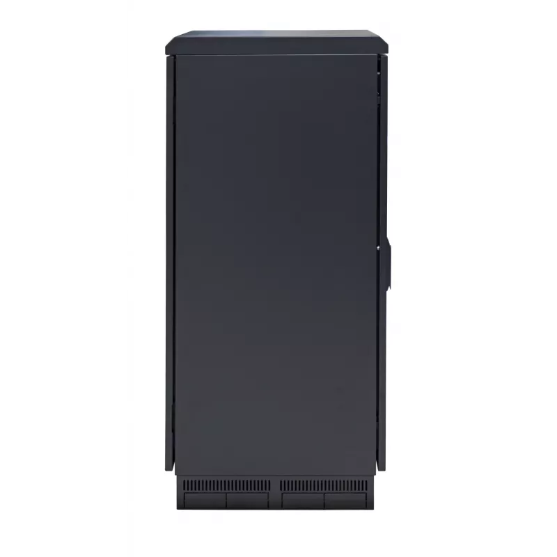 19 inch Netzwerkschrank 42U 800x800, IP55, mit vormontiertem Sockel, RAL9005 691742IP55V2.TS