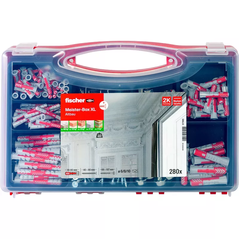 fischer Meister-Box XL Altbau+ S Dübel-Sortimentsbox (577865)