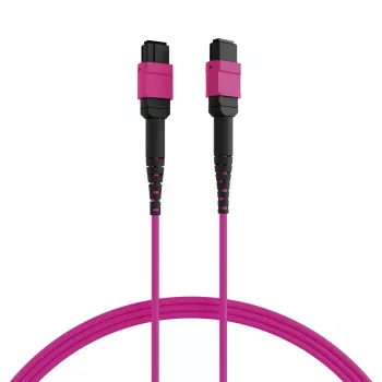 EFB Elektronik MPO-PLUS(F)-MPO-PLUS(F) Patchkabel OM4 8 Fasern Typ B LSZH Erika-Violett 5m MPOF8MPOFOM4-5