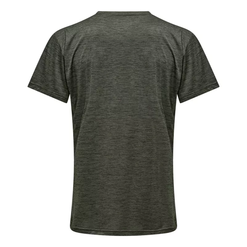 Salewa Puez Melange Dry Kurzarm-T-Shirt Dark Olive Melange M