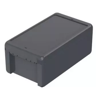 BOPLA Euromas II Wandgehäuse, Polycarbonat, Graphitgrau RAL 7024, 125 x 231 x 90 mm, IP65, IK08 96015234