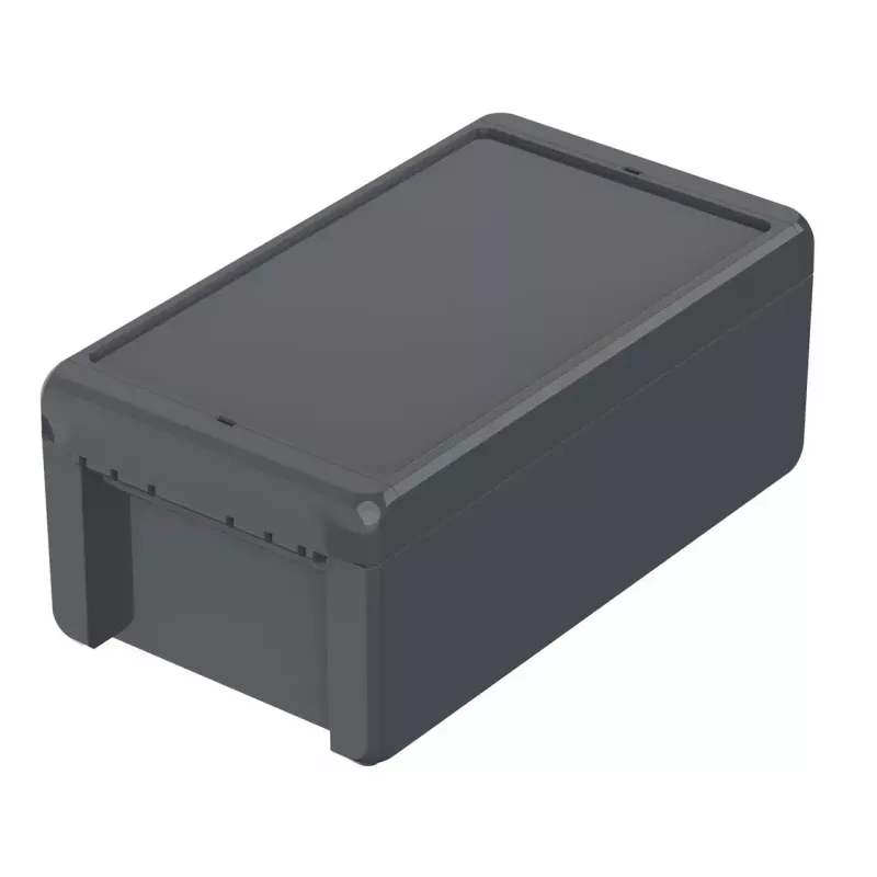 BOPLA Euromas II Wandgehäuse, Polycarbonat, Graphitgrau RAL 7024, 125 x 231 x 90 mm, IP65, IK08 96015234