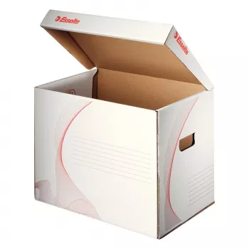Leitz 128911 Archivcontainer Weiß 398 x 280 x 302 mm (10er-Pack)