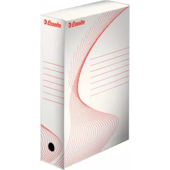 Leitz 128080 Archivbox weiß 80 mm Rücken A4 25er-Pack