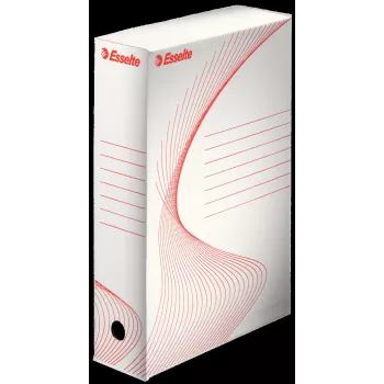 Leitz 128080 Archivbox weiß 80 mm Rücken A4 25er-Pack