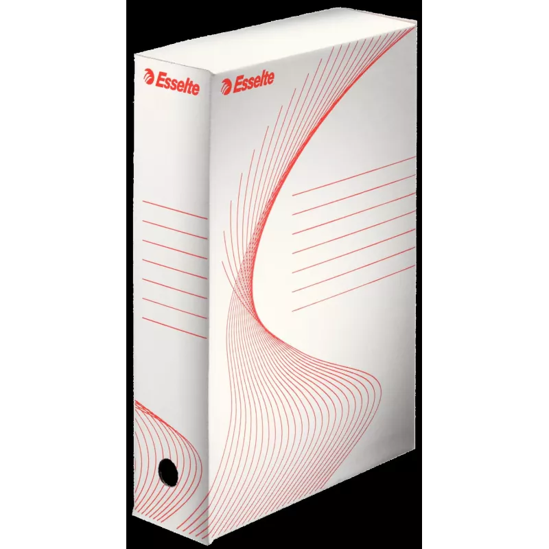Leitz 128080 Archivbox weiß 80 mm Rücken A4 25er-Pack