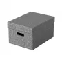 Esselte Aufbewahrungsbox Home M, 17,5 L, 26,5 x 36,5 x 20,5 cm, 3er-Pack, Weiß/Grau (628283)