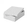 LEITZ Home M Aufbewahrungs- und Geschenkbox-Set mit 3, Weiß, 100% recycelter Wellpappe, abnehmbarer Deckel 628284