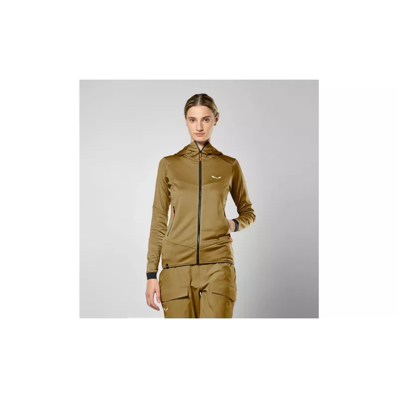 Damen Salewa Sella Crevasse HD Fleecejacke