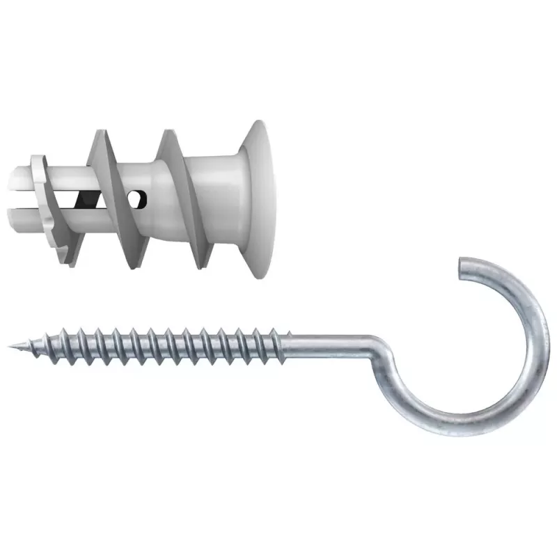 Fischer GK RH K NV Gipskartondübel mit Rundhaken, 22 mm, 1 Set (510662)