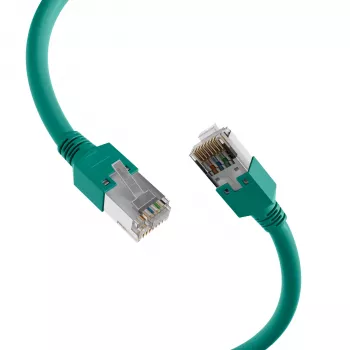 EFB-Elektronik RJ45 Patchkabel Cat.5e SF/UTP LSZH Draka UC300 TM11 Grün 7,5m K8013.7,5