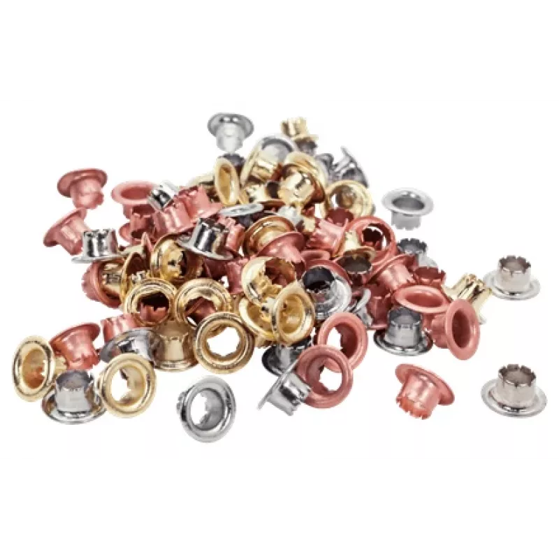 Rapid 5000409 Ösen, 4 mm, verschiedene Farben, 100 Stück