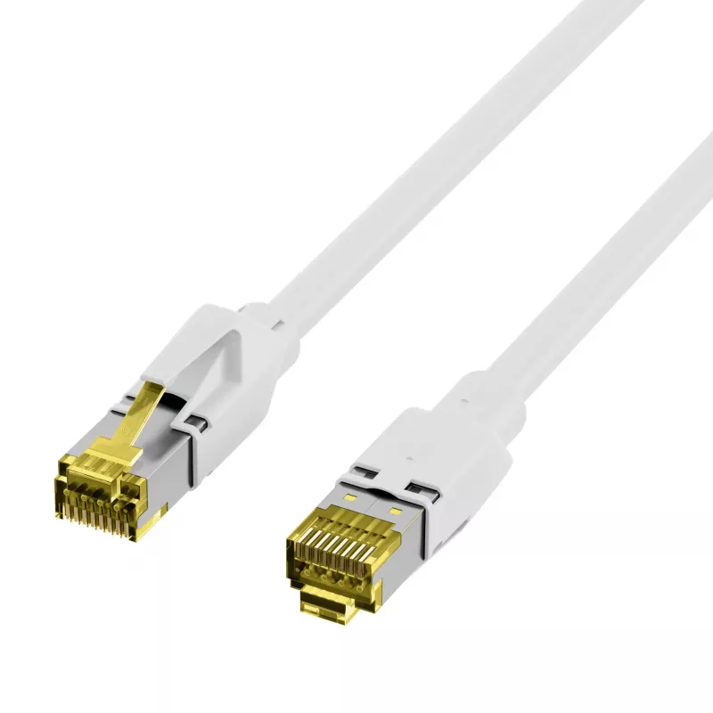 EFB-Elektronik Cat.6A S/FTP LSZH Patchkabel, RJ45, Weiß, 0,25 m K8560WS.0,25