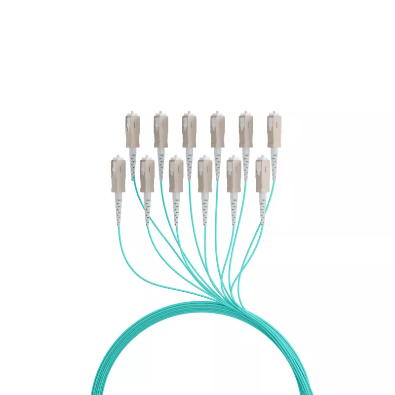 EFB Elektronik Trunk-Kabel U-DQ ZN BH OM3 12G 1x12 SC-SC 30m Dca LSZH O8341S30OM3