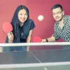 RELAXDAYS Tischtennisnetz-Set mit Klemmbefestigung, Schwarz 10025041_0