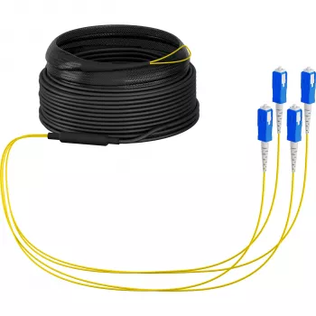 EFB Elektronik Trunkkabel U-DQ ZN BH OS2 4E 1x4 SC-SC 20m Dca LSZH - Glasfaserkabel - 20 m O8301S20OS2