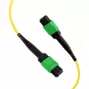 EFB Elektronik MPOF12MPOFOS2-2 MPO-PLUS APC Buchse zu MPO-PLUS APC Buchse OS2 Single-Mode 12-Faser Typ B LSZH Gelbes Patchkabel, 2m