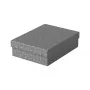 Esselte Home Aufbewahrungs- und Geschenkbox M, 3er-Set, Grau, 100% recycelter Wellpappe, abnehmbarer Deckel 628285