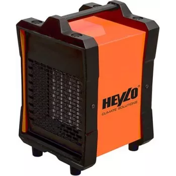Master Climate Solutions Heylo DE 2 XL Elektro-Heizlüfter, 2 kW, 90 m³/h, 230 V, 8,7 A, 2 Heizstufen, integriertes Thermostat, Überhitzungsschutz, Tragegriff, pulverbeschichteter Stahl 1101922