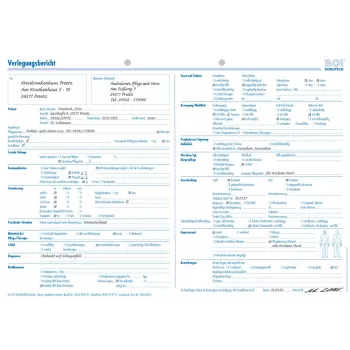 BOI Übergabebericht / Übergabeformular, A4, 50 Blatt 9206-00215