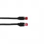 EFB Elektronik Cat.7 S/FTP LSZH Patchkabel, RJ45, 0,25 m, Schwarz K0700SW.0,25