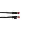 EFB Elektronik Cat.7 S/FTP LSZH Patchkabel, RJ45, 0,25 m, Schwarz K0700SW.0,25