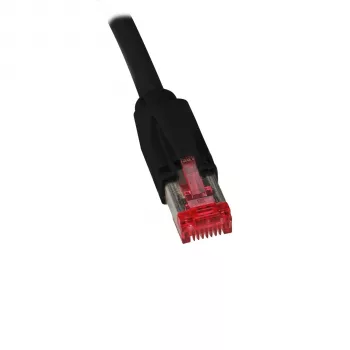 EFB Elektronik Cat.7 S/FTP LSZH Patchkabel, RJ45, 1,5m, Schwarz K0700SW.1,5