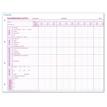 BOI Intensivpflege-Dokumentation Ambulante Formulare, 50 Blatt 9206-00428