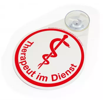 BOI Dokutech Schild “Therapeut im Dienst” Schiebetürschild (9108-02096-002)