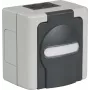 EFB ET-25020 Aufputz-Feuchtraum-Leergehäuse für 2 Keystone-Module, IP44, Grau