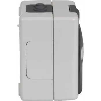EFB ET-25020 Aufputz-Feuchtraum-Leergehäuse für 2 Keystone-Module, IP44, Grau