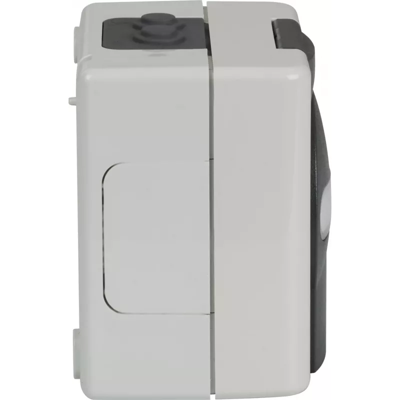 EFB ET-25020 Aufputz-Feuchtraum-Leergehäuse für 2 Keystone-Module, IP44, Grau