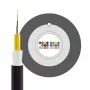 INFRALAN A-DQ(ZN)B2Y OS2 24E (1x24) Fca 2000N Schwarz 5,8mm G657A1 Outdoor Glasfaserkabel, 24 Fasern, 2000N Zugfestigkeit, Loose Tube, PE-Mantel A24S2F1