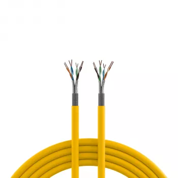 INFRALAN Cat.7A 1250 AWG22 S/FTP 4P CPR Dca 25Gbit/s ready Rapsgelb RAL1021, 100m 999833.100-CPR
