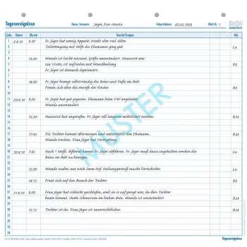 BOI Tagesereignisse (A+S) Formulare, A4, 50 Blatt 9206-00328