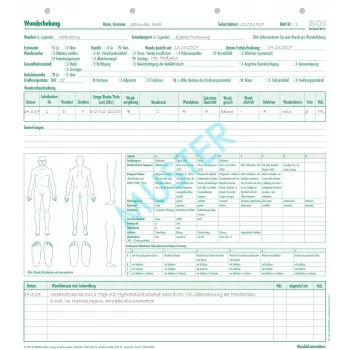 BOI Wunddokumentationsbögen, 50 Blatt A4 9206-00435N