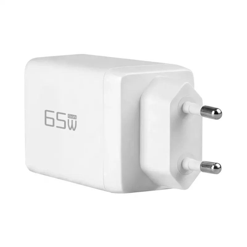 EFB Elektronik 65W GaN Wandladegerät 2x USB-C + USB-A PD3.0 QC3.0 Weiß G651A2CE