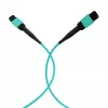 EFB Elektronik MPOF12MPOFOM3-2 MPO-PLUS Buchse auf MPO-PLUS Buchse OM3 12-Faser Typ B LSZH Aqua Patchkabel, 2 m