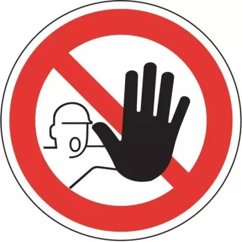 HEIN Industrieschilder 2209 Verbotszeichen - Zutritt für Unbefugte verboten, Kunststoff, 200 x 300 mm, ASR A1.3/DIN EN ISO 7010