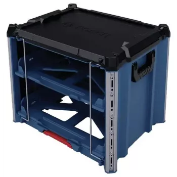 Bosch Professional L-BOXX Contractor Rack 2 1600A037E4 Mobiles Werkzeugregal, 559 x 432 x 476 mm, Blau/Schwarz