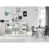 LEITZ Home Cube Aufbewahrungsbox-Set mit 3 Stück, Weiß, 100% recycelter Wellpappe, abnehmbarer Deckel 628288