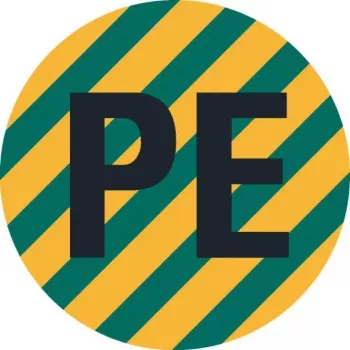HEIN 172023 PE-Leiterkennzeichnungsetikett, PET, selbstklebend, gelb/grün, 4 x 12 mm, 1000 Etiketten pro Rolle
